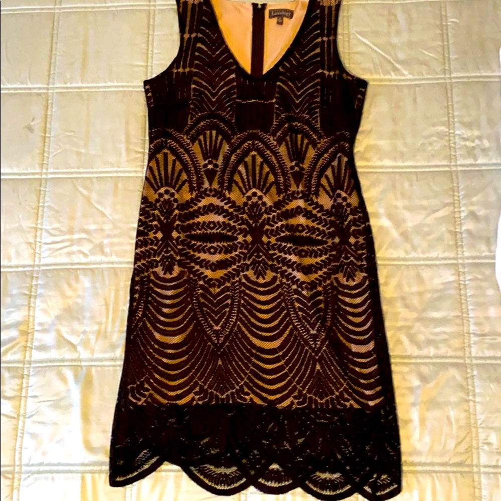 Little black lace dress